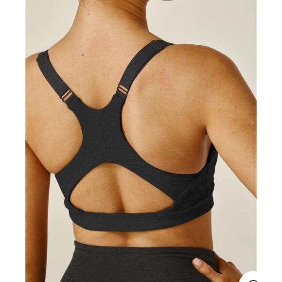 Beyond Yoga Spacedye On Center Sports Bra Darkest Night Size L - Picture 2 of 8